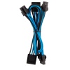 Corsair Individually Sleeved PSU Cables Pro Kit Type 4 Internal Power Cable - Black, Blue Image
