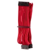 Corsair Individually Sleeved PSU Cables Starter Kit Type 4 Gen 4 Internal Power Cable - Red Image