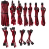 Corsair Premium Individually Sleeved PSU Cables Pro Kit Type 4 Gen 4 Internal Power Cable - Black, Red Image