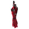 Corsair Premium Individually Sleeved PSU Cables Pro Kit Type 4 Gen 4 Internal Power Cable - Black, Red Image