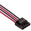 Corsair Premium Individually Sleeved PSU Cables Pro Kit Type 4 Gen 4 Internal Power Cable - Black, Red Image