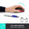 Logitech M190 Full-Size Wireless Mouse - Red