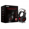 MSI DS502 Gaming Headset - Black, Red Image