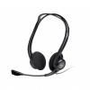 Logitech 960 USB Type A Wired Computer Headset - Black Image