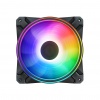 DeepCool CF120 120MM Plus 3-IN-1 Addressable RGB Computer Case Fan - Black, 3 Pack Image
