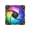 DeepCool CF120 120MM Plus 3-IN-1 Addressable RGB Computer Case Fan - Black, 3 Pack Image