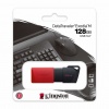 128GB Kingston Technology DataTraveler Exodia M USB3.2 Type-A Flash Drive - Black, Red Image