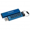 128GB Kingston Technology IronKey Keypad 200 USB3.2 Type A Flash Drive - Blue Image