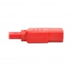 6FT Tripp Lite C13 To C14 PDU Power Cord - Red Image