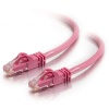 25FT C2G Cat6 RJ-45 Male To RJ-45 Male Snagless Unshielded Ethernet Network Patch Cable - Pink  Image