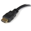 StarTech HDMI Male to DVI-D Female Video Cable Adapter 0.65FT - Black Image