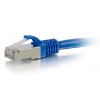 C2G Cat6 RJ-45 S/FTP (S-STP) 7.62 Meter (25 FT) Snagless Blue Network Cable Image