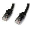 StarTech Cat6 Snagless 50ft Patch Cable - Black Image