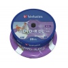 Verbatim 8.5GB DVD+R Double Layer (DL) Inkjet Printable 8x 25-Pack Spindle Image
