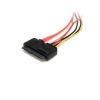 StarTech 22 Pin SATA Power and Data Extension Cable - 1FT Image
