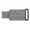 16GB Kingston DataTraveler 50 USB3.0 Flash Drive Green/Silver Image
