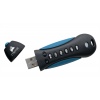 16GB Corsair USB3.0 FIPS 197 Encrypted Flash Drive Black/Blue Image