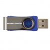 32GB Super Talent Technology ST1-3 USB 3.0 Flash Drive Blue Metallic Image