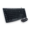 Logitech MK200 Keyboard and Mouse Combo USB Black Keyboard - US Layout Image