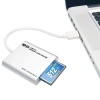 Tripp Lite USB3.0 SuperSpeed Multi-Drive Memory Card Reader / Writer - Silver  Image