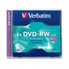 Verbatim DVD-RW 120Min 4.7GB 4X Branded 1-Pack Jewel Case Image