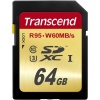 64GB Transcend SDXC UHS-I (U3) Class 10 Memory Card Image