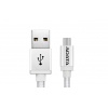 AData Android USB to Micro USB Charging/Sync Cable, 100cm - Silver Image