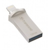 Transcend 128GB JetDrive Go 500S Flash Drive for iOS - Silver Image