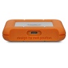 1TB LaCie Rugged Mini External Hard Drive, USB 3.1 Type C - Orange Image