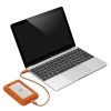2TB LaCie Rugged Mini External Hard Drive - USB 3.1 Type C, Orange Image
