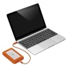 4TB LaCie Rugged Mini External Hard Drive - USB 3.1 Type C, Orange Image