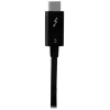 StarTech Thunderbolt 3 Cable 0.5 m (1.6 ft) Male/Male Black Image