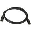 StarTech Thunderbolt 3 Cable 1 m (3.3 ft) Male to Male Black Image