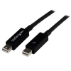 StarTech Thunderbolt Cable 1 m (3.3 ft) Male/Male Black Image