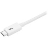StarTech Thunderbolt 3 Cable - 2 m (6.6 ft) - Male/Male - White Image