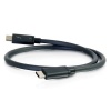 C2G Thunderbolt 3 Cable 0.45 m (1.5 ft) Male/Male Black Image