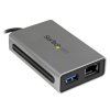 StarTech Thunderbolt to Gigabit Ethernet / USB 3.0 Adapter Male/Female Image