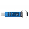 32GB Kingston DataTraveler 2000 Encrypted USB Flash Drive - Blue
