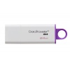 64GB Kingston DataTraveler G4 USB 3.0 Flash Drive - White/Purple Image