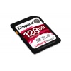 128GB Kingston Canvas React SDXC Memory Card UHS-I U3 CL10 A1 Image