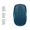 Logitech MX Anywhere 2S Wireless Bluetooth Mouse - Blue Image