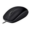 Logitech B110 Silent Wired Mouse - Black Image