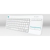 Logitech K400 Plus Wireless Touch Keyboard - German Layout - White Image