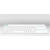 Logitech K400 Plus Wireless Touch Keyboard - German Layout - White Image