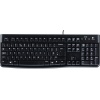 Logitech K120 Wired Keyboard - German Layout Black Image