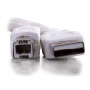 C2G 16.4ft USB 2.0-A to USB-B Cable - White Image