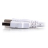 C2G 6.6ft USB 2.0-A to USB-B Cable - White Image
