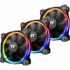 Thermaltake Riing 12 LED RGB 120mm Sync Edition Computer Case Fans - Triple Pack Image