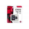 16GB Kingston Industrial Temperature microSDHC CL10 UHS-1 U1 Memory Card w/Adapter Image
