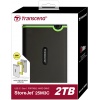 2TB Transcend USB3.1 Type-C StoreJet 25M3C 2.5-inch External Hard Drive Shock-Resistant Image